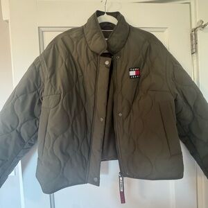 Tommy Hilfiger Olive Jacket with Logo